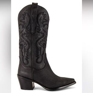 Jeffrey Campbell Dagget Western Boots, Black Washed - 7.5
